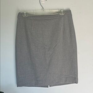White House Black Market light gray Pencil Skirt
